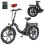 Velo eletrico plegavel HillMiles MilePort 1 Upgrade LED Piloto