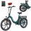 Bicicleta elétrica dobrável HillMiles MilePort 1 Upgrade 20" 250 W 13 Ah verde