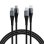 Cable de carga y datos Intenso C240C USB-C a USB-C 2 m 240 W negro pack doble