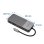 Base para portátil Ewent EW1156 USB-C 8 en 1 HDMI 4K SSD M.2 NVMe 100 W