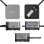 USB-C Hub Cube Plus 6 in 1 HDMI 4K 144 Hz Grau