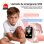 Blackview Z40 Pro GPS Reloj Smartwatch Infantel 1.85" Azul IP68