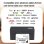 Imprimante d'etiquettes Nobrand Thermique Bluetooth 30-110 mm