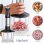 Mixeur plongeant Nobrand Inox 6 vitesses 0,8 L Noir