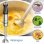 Mixeur plongeant Nobrand Inox 6 vitesses 0,8 L Noir