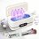 Nettoyeur à ultrasons Générique 4 UV, écran tactile LED, 5 niveaux, blanc