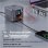 Station de charge Nobrand GaN 300W 6 ports écran TFT PD3.0 100W gris
