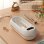 Nettoyeur ultrasonique Generique 47 kHz UV 3 minuteries 350 ml Blanc