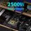 Multiprise Nobrand 2 prises 4 PD 2 QC 140 W sans fil 15 W grise