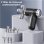 Pistolet de massage Nobrand 9 tetes, 6 vitesses, USB-C, noir