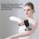 Pistolet de massage Nobrand 9 tetes, 6 vitesses, USB-C, noir