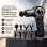 Pistolet de massage Nobrand 20 vitesses LCD USB-C 6 tetes noir