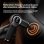 Pistolet de massage Nobrand 20 vitesses LCD USB-C 6 tetes noir