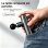 Pistolet de massage mini Nobrand 4 têtes 45 W 2000 mAh USB-C Noir