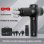 Pistolet de massage Nobrand 8 tetes 24 W 6800 tr/min LCD