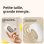 Pistolet de massage mini Nobrand 4 vitesses 5 embouts USB-C Blanc
