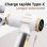 Pistolet de massage Nobrand Mini Pro 99 vitesses LCD USB-C Blanc