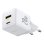 Cargador de pared Baseus Palm 20 W USB-C + USB-A Carga Rápida Blanco