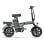 Bicicleta Eléctrica Plegable URLIFE 250W 48V 7,5Ah 25 km/h 14" Frenos de Disco