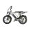 Bicicletta Elettrica Elekwheels E7-2.0 500W Freni idraulici Grigio