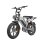 Bicicletta Elettrica Elekwheels E7-2.0 500W Freni idraulici Grigio