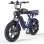 Bicicleta eléctrica Engwe M1 48V 250W doble batería azul