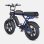 Bicicleta eléctrica Engwe M1 48V 250W doble batería azul