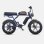Bicicleta eléctrica Engwe M1 48V 250W doble batería azul