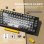 Clavier Ajazz AK820 Pro mecanique 75% sans fil TFT RGB Hot-Swap PBT