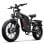 Bicicleta eléctrica Tifgalop F7 2000 W doble motor 20"