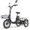 Bicicleta Elétrica Niloxer KA1 500W 48V 23Ah 16" Preta