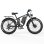 Bicicleta eléctrica E-Bycco EB7Pro 2000 W 48 V 23 Ah 26" negra