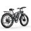 Bicicleta eléctrica E-Bycco EB7Pro 2000 W 48 V 23 Ah 26" negra