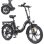 Faltbares Elektrisches Fahrrad HillMiles MilePort 1 Mit Abnehmbarer Akku 36 V