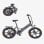 Bicicleta eléctrica plegable HillMilES Mile 2 250 W 36 V 13 Ah 20" gris