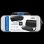 Case de transporte Ardistel BLACKFIRE Nylon PS5 Portal branco