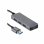 Hub Ekon 4 porte 480 Mbit/s ECITHUB320USBIN metallico