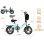 Bicicleta Eléctrica Bodywel T16 Pro 250 W 36 V 10 Ah Plegable 14" Azul