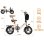 Bicicleta eléctrica plegable Bodywel T16 Pro 250W 36V 10,4Ah 14"