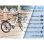 Bicicleta eléctrica urbana Kaisda K601 250 W 576 Wh 26" blanca