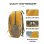 Sac a dos Waterfly FantasyStar 12 L jaune resistant a l'eau