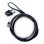 Cable antivol Urban Factory Securitee 2 m Clef Acier Noir