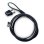 Cable antivol Urban Factory Securitee 2 m Clef Acier Noir