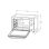Mini Four Continental Edison CEMF80B Nettoyage manuel 75L 68cm Tournebroche