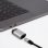 Adaptateur TnB MINITCRJ45 RJ-45 vers USB Type-C Gris