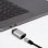 Adaptateur TnB MINITCRJ45 RJ-45 vers USB Type-C Gris