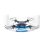 Dron con cámara Innova by Innova Celular Ufo 2MP Estabilización 6 ejes Blanco/azul