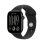 Apple Watch Series 12 GPS 46 mm aluminium noir avec bracelet Sport noir M/L
