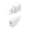 Cargador Aisens GaN 20W USB-C PD3.0 USB-A QC3.0 con cable 1m