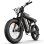 Bicicleta Eléctrica URLIFE T9 Neumáticos 20" Suspensión Total 100 km